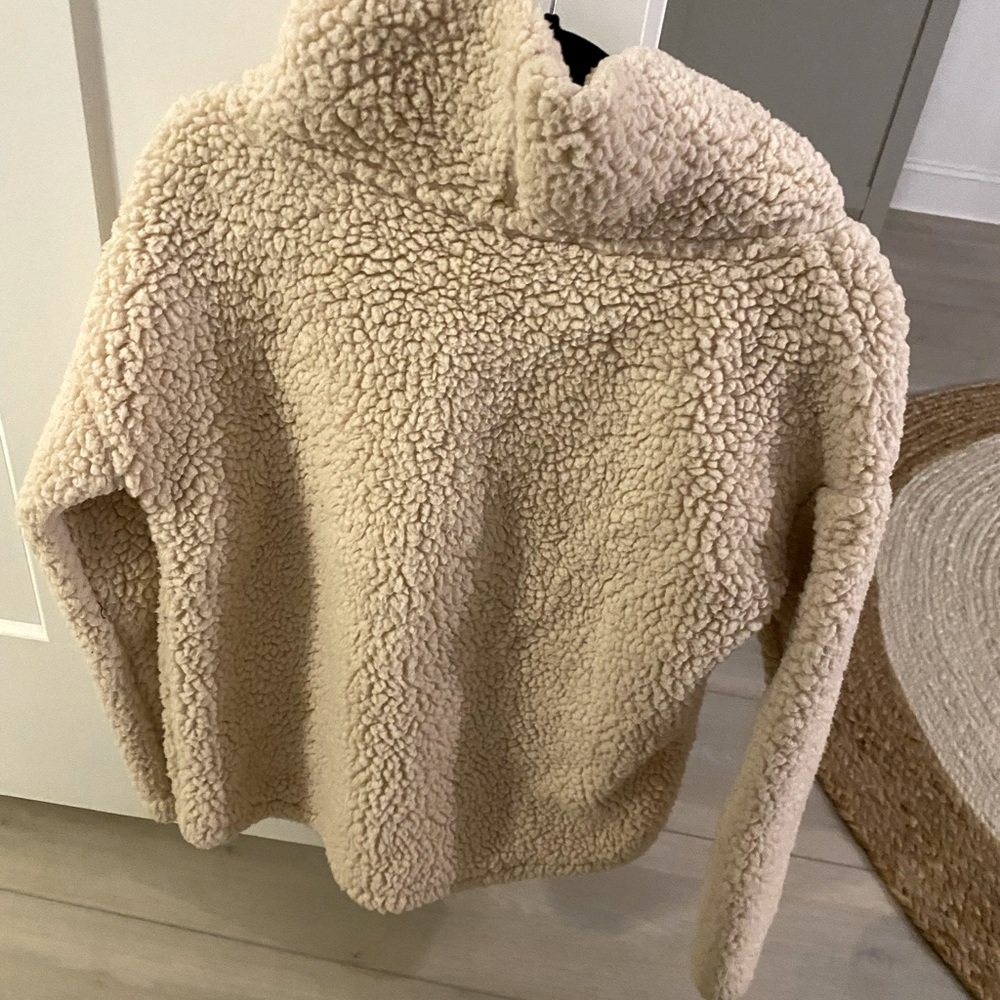 Sherpa Turtleneck Sweater